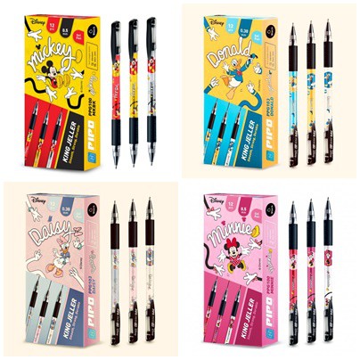 

PIPO 1pc Disney Mickey Minnie Donald Daisy King Jeller Ballpoint