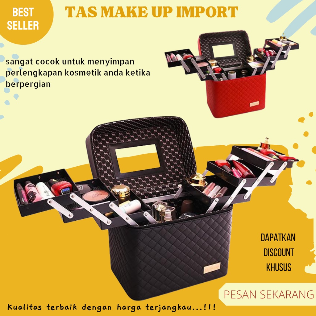 Kotak Makeup / Box Makeup / Beauty Case / Tempat Kosmetik