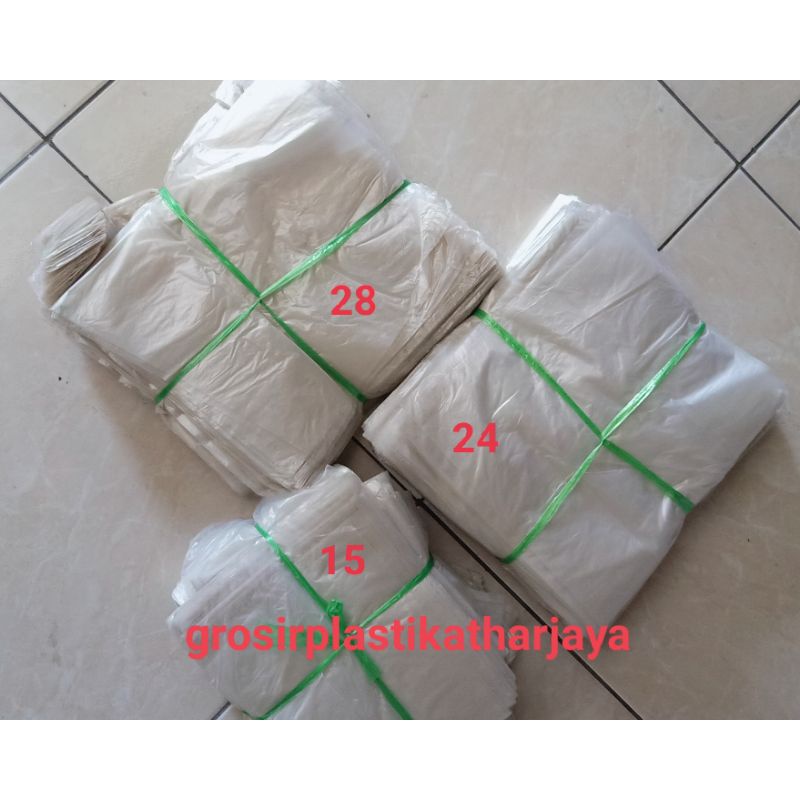 Kantong Plastik Kiloan Putih Burem Murah / Kresek Kiloan Putih Burem / Kresek Loss Kiloan  Putih Mur