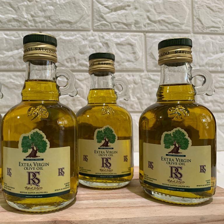 

EXTRA VIRGIN OLIVE OIL RS 90ml dan 250ml