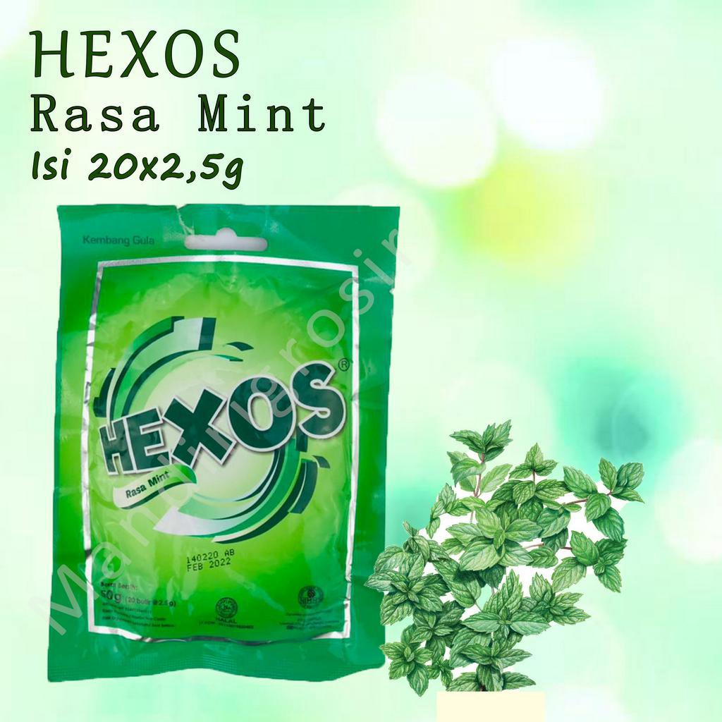 

HEXOS * PERMEN * MINT * EXTRA MINT * 20 BUTIR * 50g