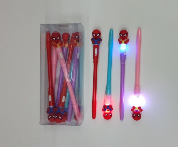 

PULPEN LAMPU SPIDERMAN 8786 | BALLPOINT FANCY KARAKTER