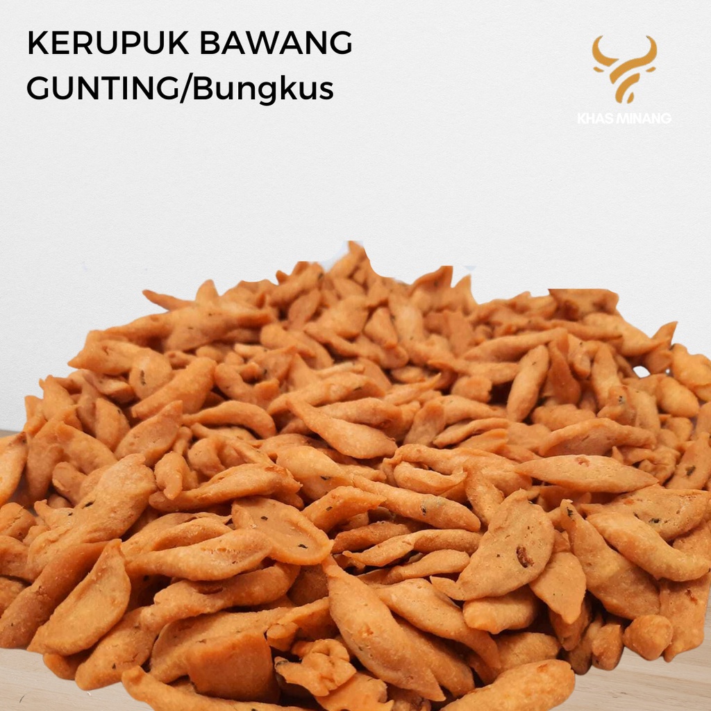 

Kerupuk Bawang Gunting 250gr Kue Bawang Renya Oleh Oleh Aneka Khas Minang Padang