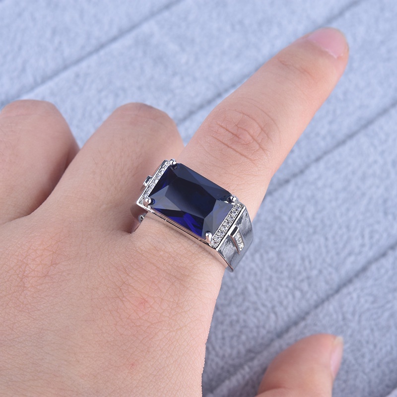 Goldkingdom Perhiasan Fashion Emas Asli Kadar 375 Bangkok Aksesoris Ready Stock Bertatahkan Zamrud Turmalin Cincin Berlapis Emas 18 K Putri Berlian Adjustable Band