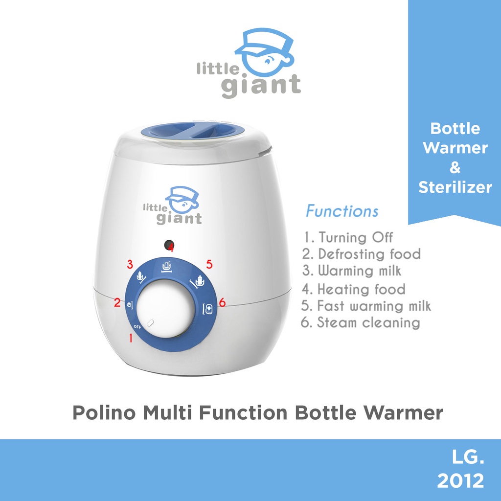 Little Giant - LG. 2012 Polino Multi Function Bottle Warmer - Penghangat Botol Susu Bayi - Penghangat Makanan - Warmer