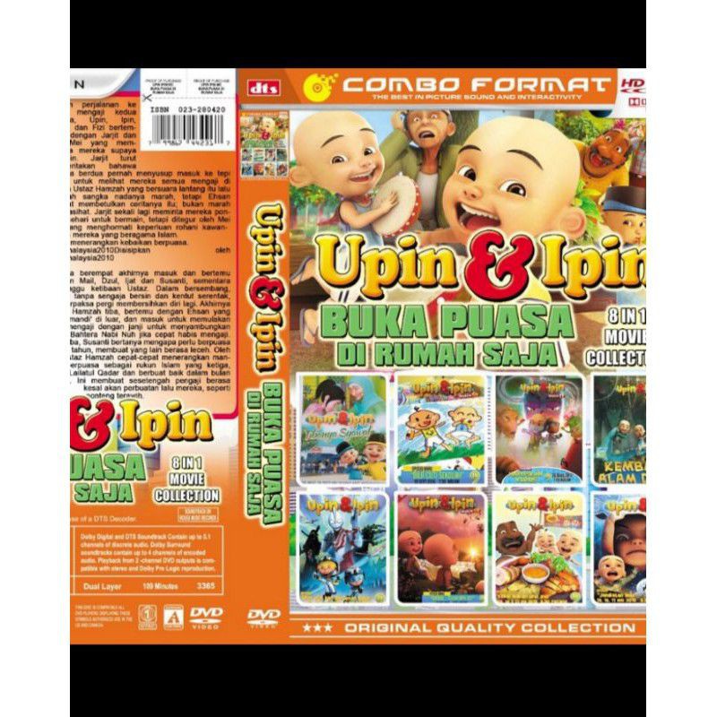 Kaset Film Koleksi Upin &amp; Ipin buka puasa dirumah saja
