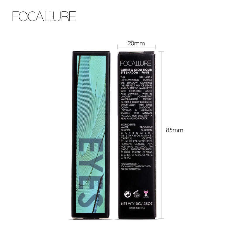 Focallure Glitter And Glow Liquid Eyeshadow Cair Focallure Glitter