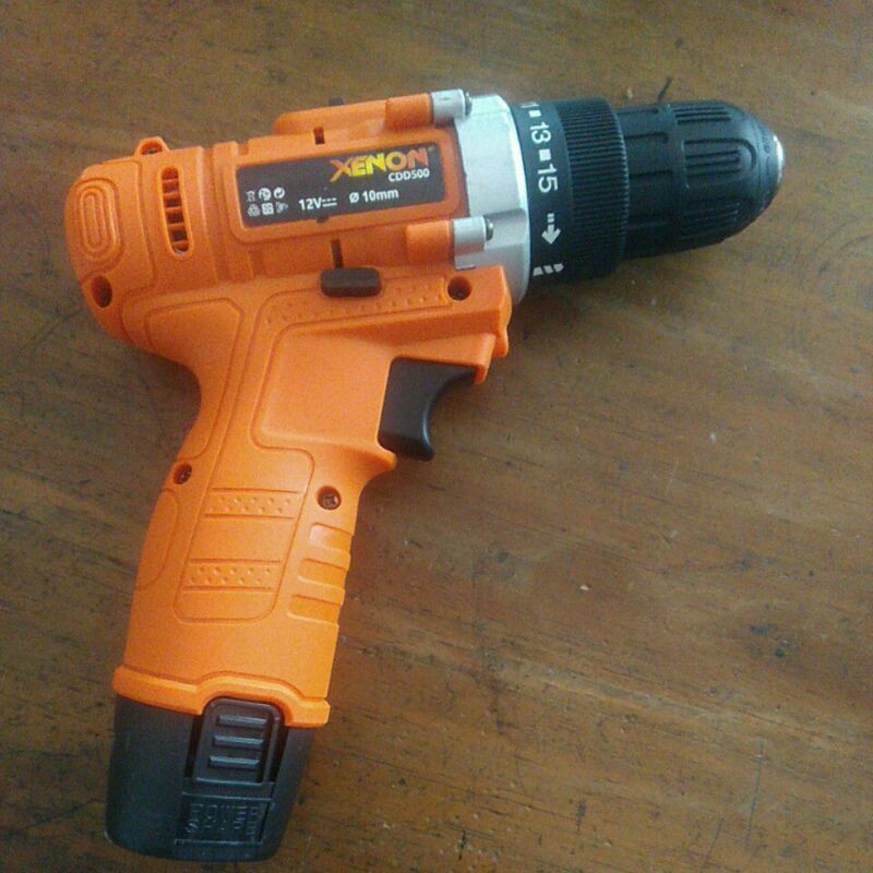 Mesin bor cordless baterai Xenon CDD500