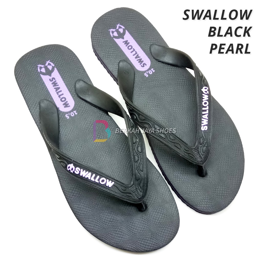 Sandal Jepit Swallow - Sandal Jepit Swallow Hitam (Black Pearl)