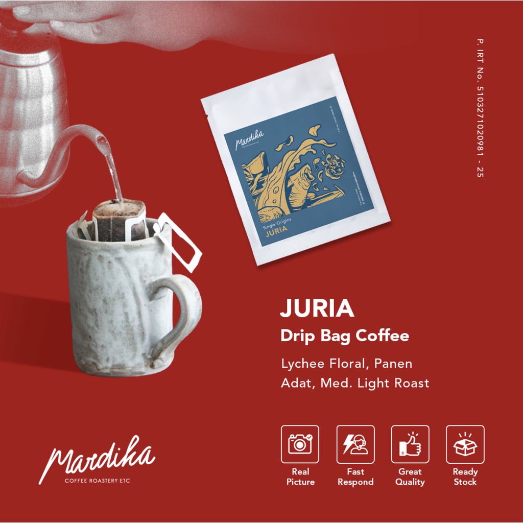 

JURIA - DRIP KOPI - Mardika Coffee Roastery