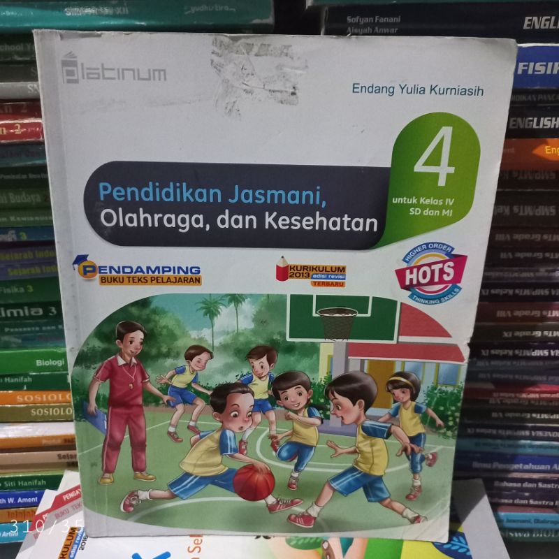 BUKU BEKAS PENJASORKES SD KELAS 4 PLATINUM