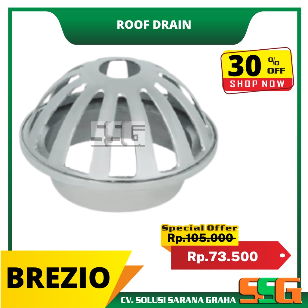 Jual ROOF DRAIN RDBZ1102 BREZIO ROOF DRAIN 2.5" ROOF DRAIN | Shopee ...