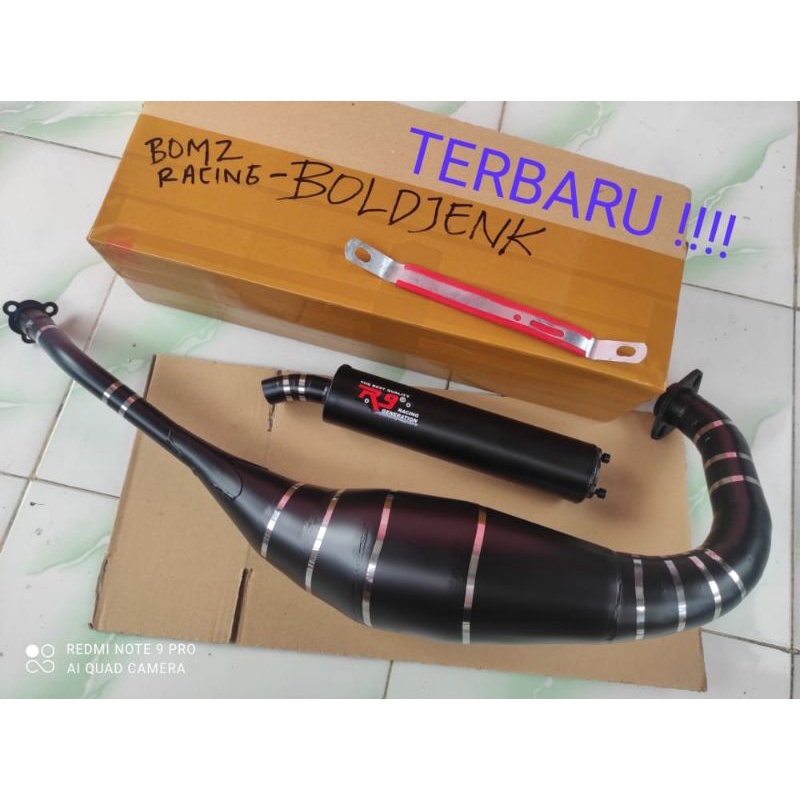 Diskont Knalpot Racing R9 Creampie Untuk Ninja R Ninja Rr Ninja Ss Fullblack Anti Karat