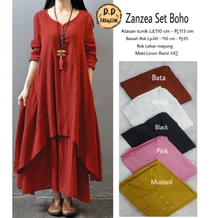 ZANZEA SETELAN BAJU WANITA TERBARU