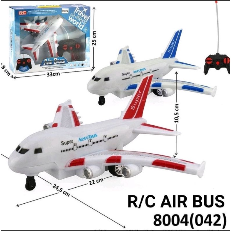 READY ROBOT TRANSFORMER AIRBUS 2 IN 1 RC PESAWAT TRAVEL