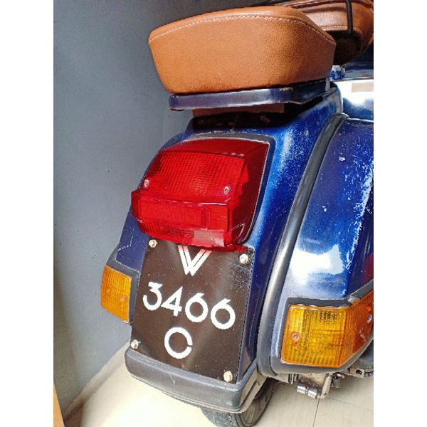 plat nomor vespa klasik