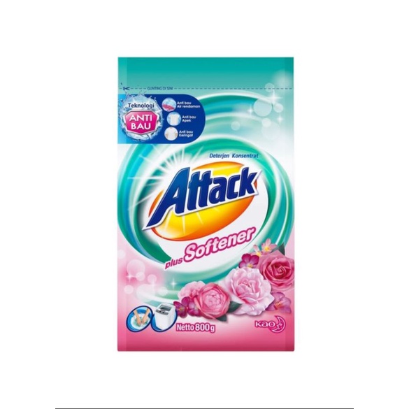Attack plus Softener 800 gr Deterjen Bubuk