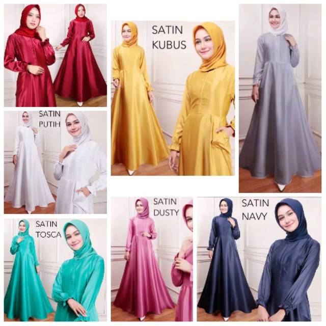 Gamis JUMBO satin Velvet