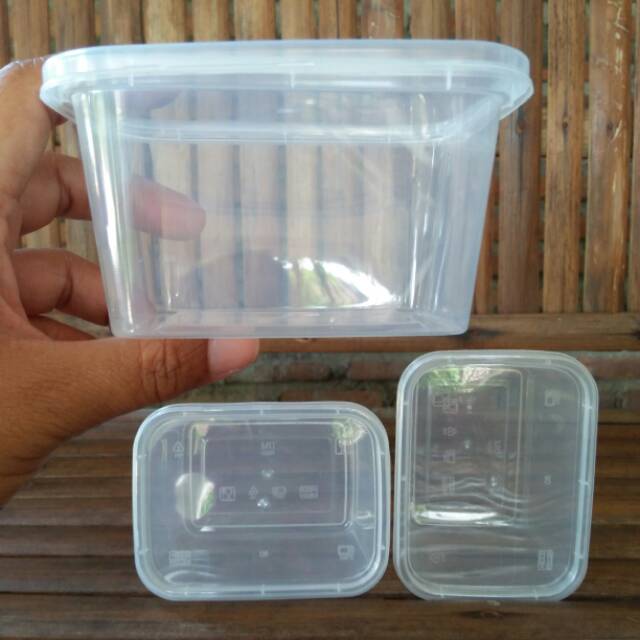 Isi 25 mini Thinwall kotak 300 ml/brownies lumer/salad buah