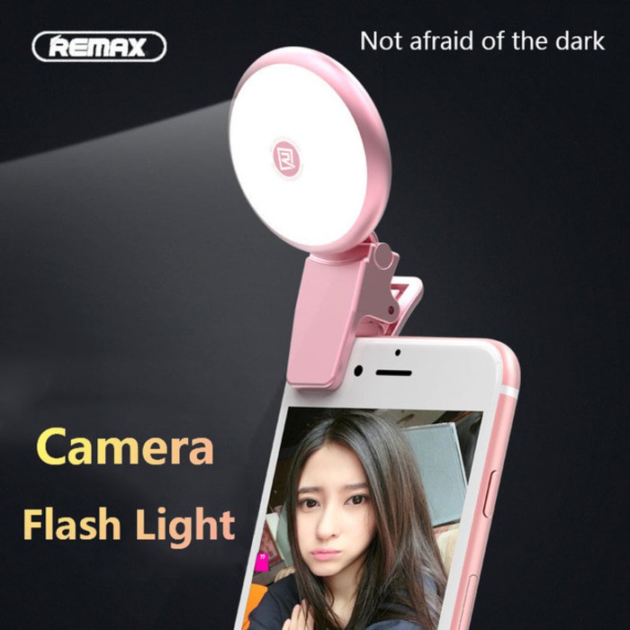 REMAX SELFIE SPOTLIGHT (Lampu Selfie) With 9 Effects lighting Adjust 100% ori