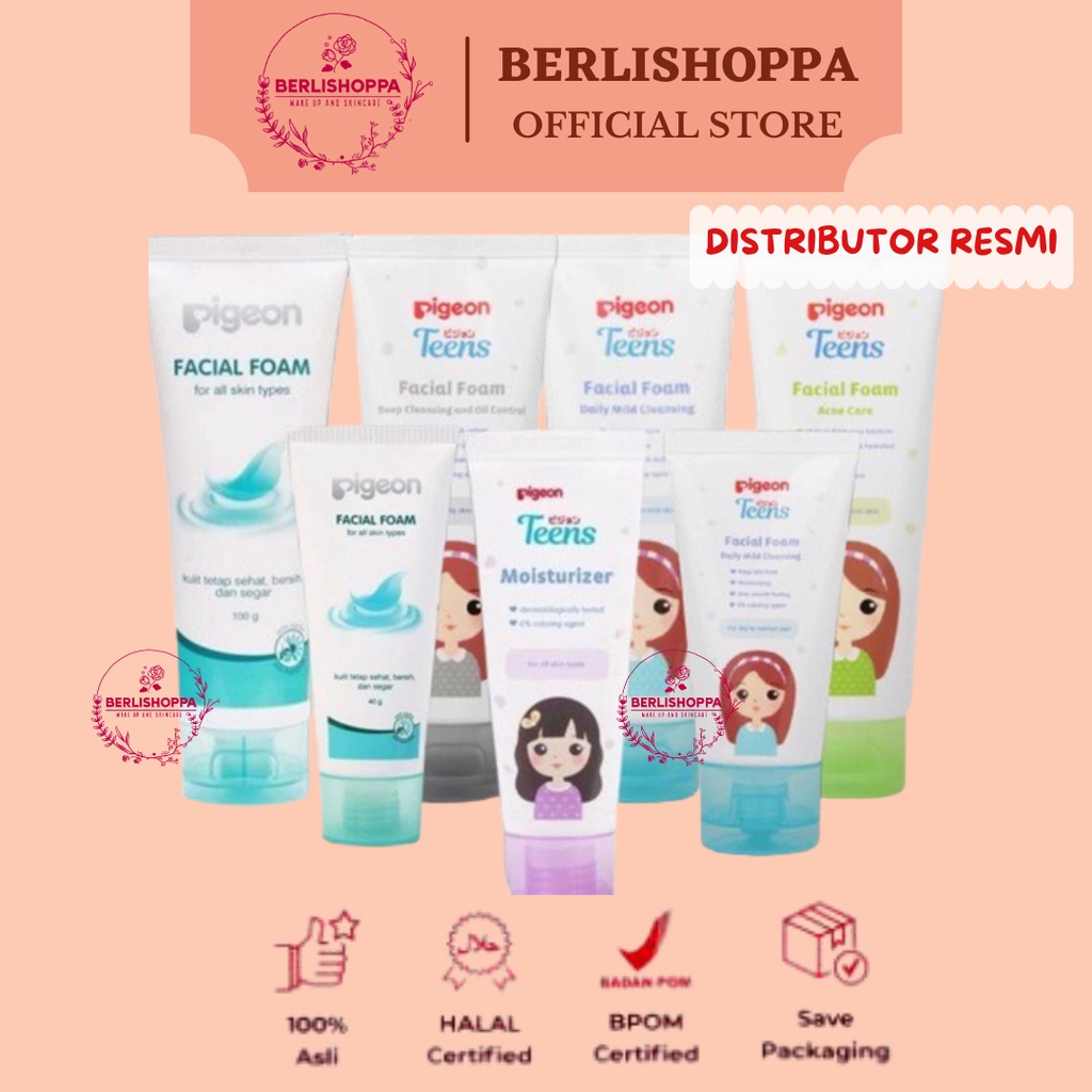 PIGEON TEENS Facial Foam / Daily Mild Cleanser / All Skin Type / Anti Acne Ranger Facial Foam / Oil 