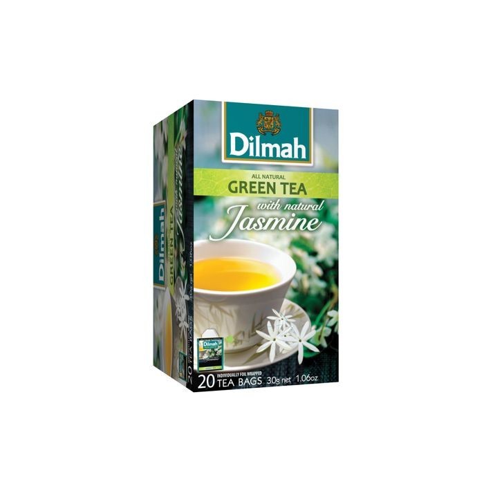 

Teh Dilmah Natural Green Tea Jasmine Flowers Tea Teh Celup