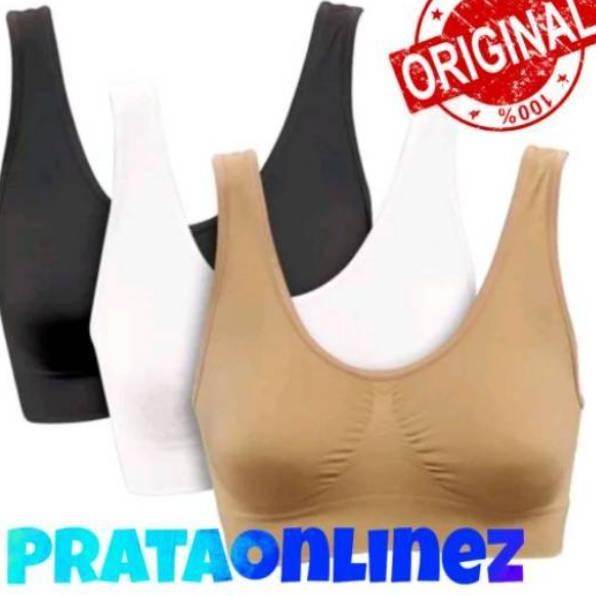 Muraaaahh.. FitShaper Genie Genue Bra Japan  3pcs Original Bra TANPA KAWAT Anti Sesak Anti Jiplak