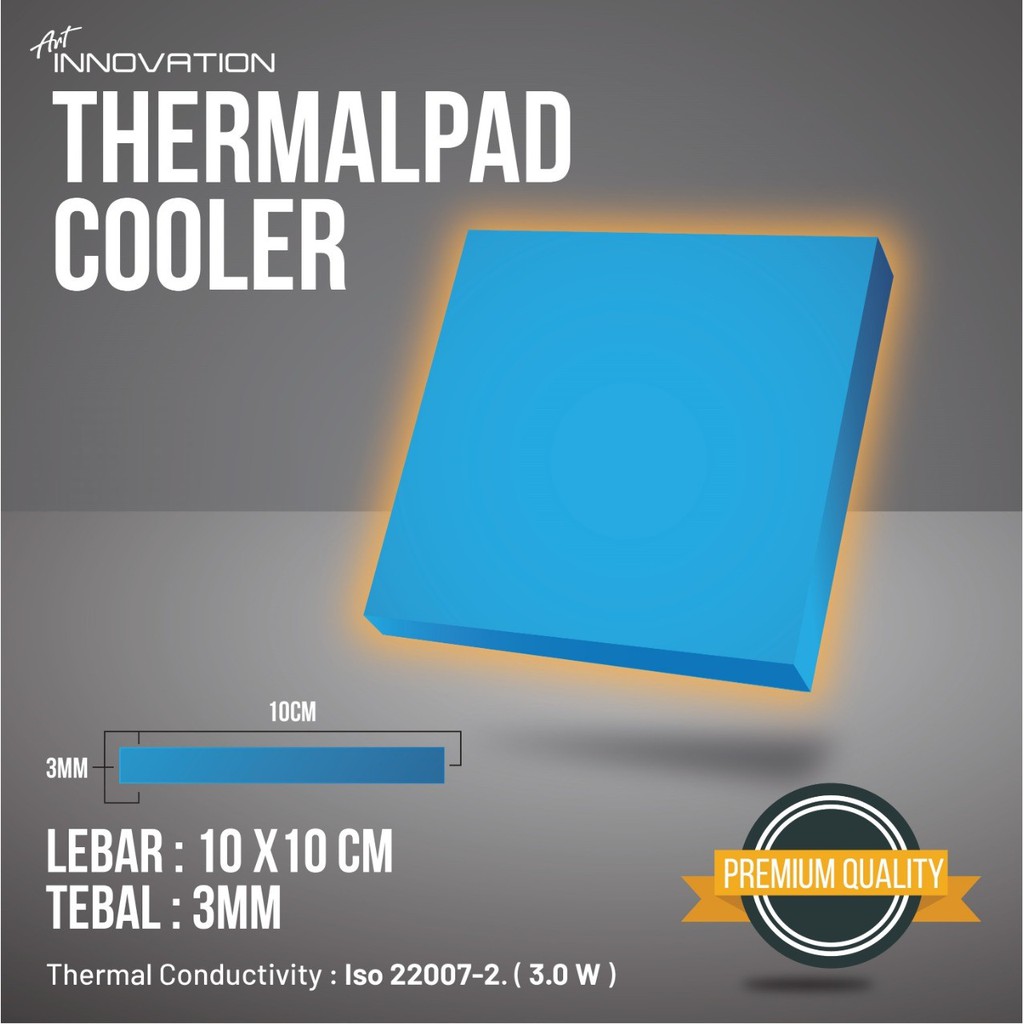 THERMALPAD CONDUCTIVE SILICONE FOR GPU HEATSINK COOLING THERMAL PAD