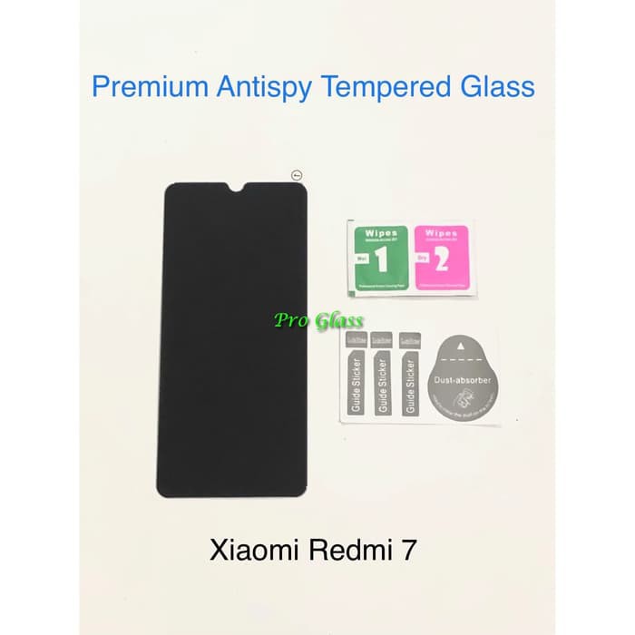 Xiaomi Redmi 7 / Xiaomi Redmi 7A Privacy Anti Spy / Antispy Premium Tempered Glass