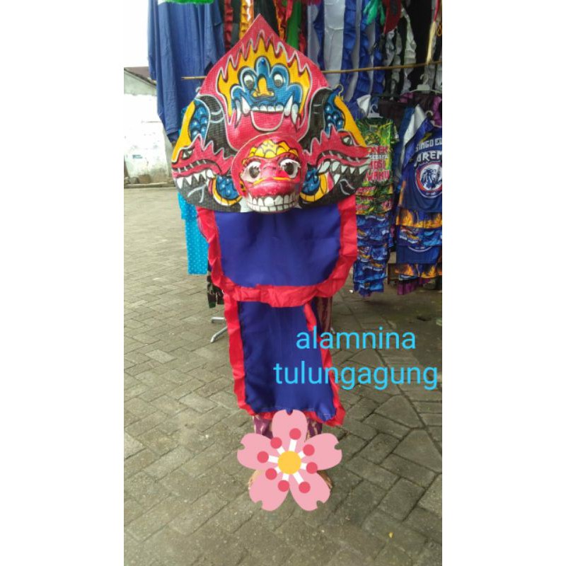 caplokan barongan spon anak ada selimutnya