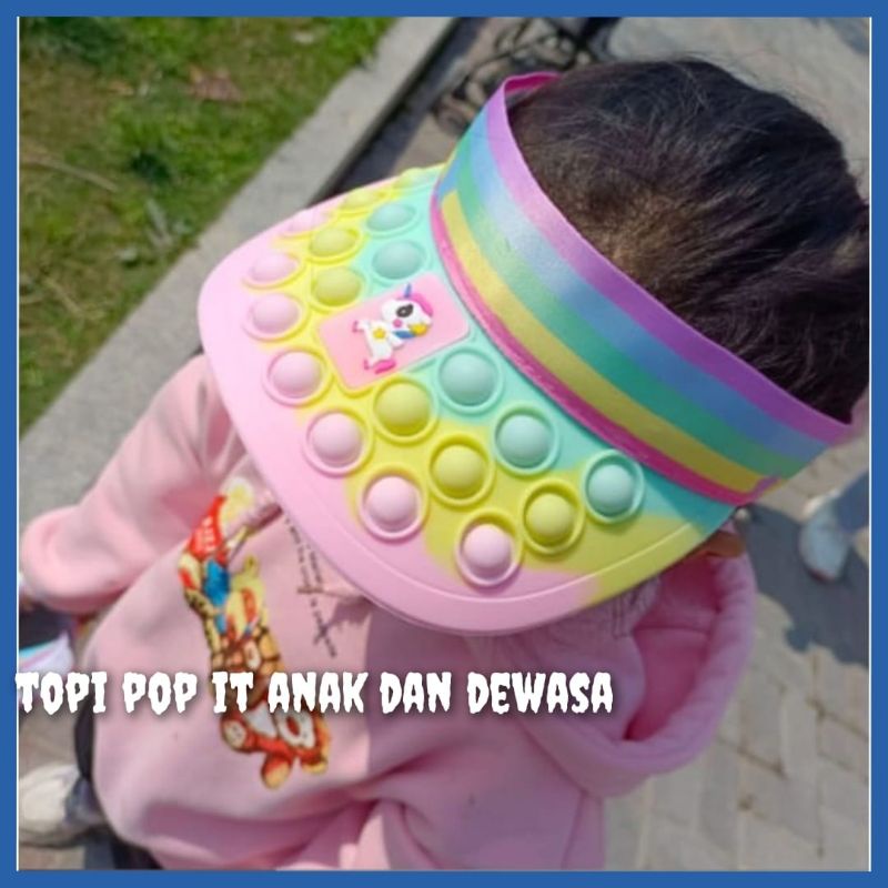 Jual TOPI POP IT ANAK TOPI POP IT DEWASA TOPI POP IT KARAKTER TOPI ANAK ...