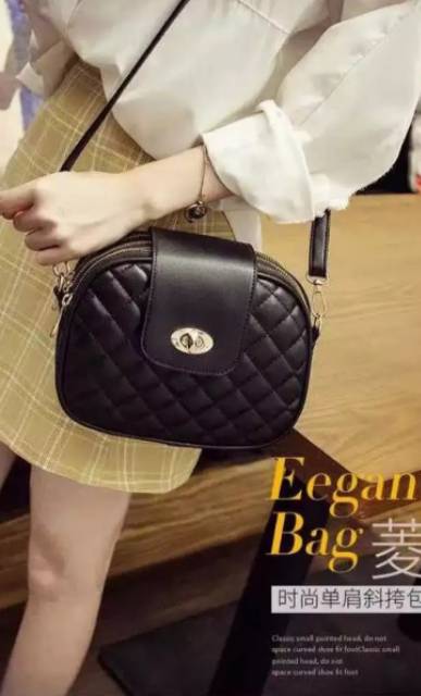 Sling bag Quilted / Tas selempang wanita / slingbag wanita / Tas Korea