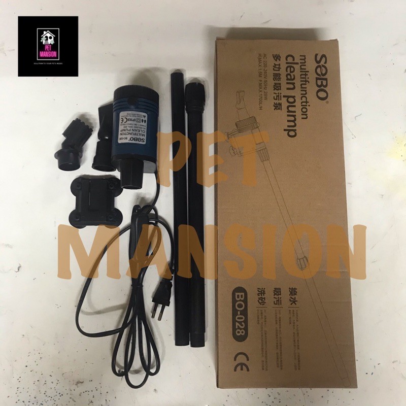 SOBO multifuncion clean pump cleaner penyedot air otomatis BO-028 BO028 BO 028