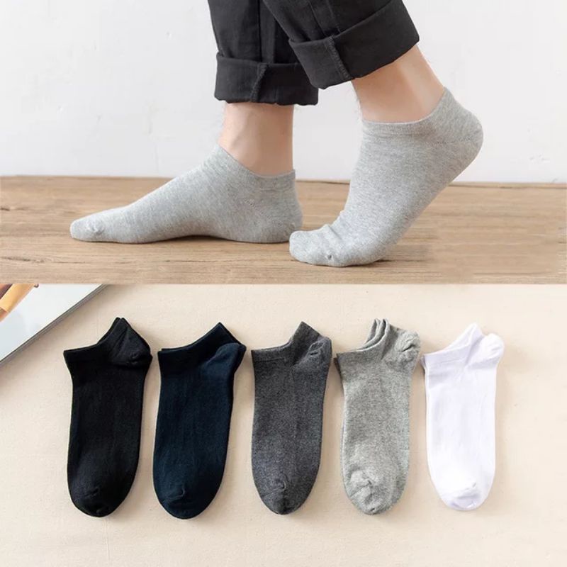 (top Eangkle) kaos kaki pendek mata kaki/kaos kaki hidden socks mata kaki pria wanita