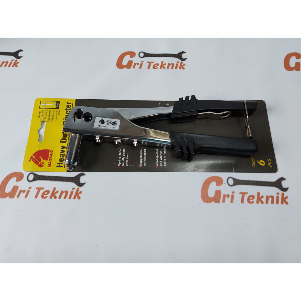 MASSAKI HEAVY DUTY RIVETER / TANG RIVET MASSAKI HEAVY DUTY / HAND RIVETER / TEMBAKAN PAKU RIVET / TA