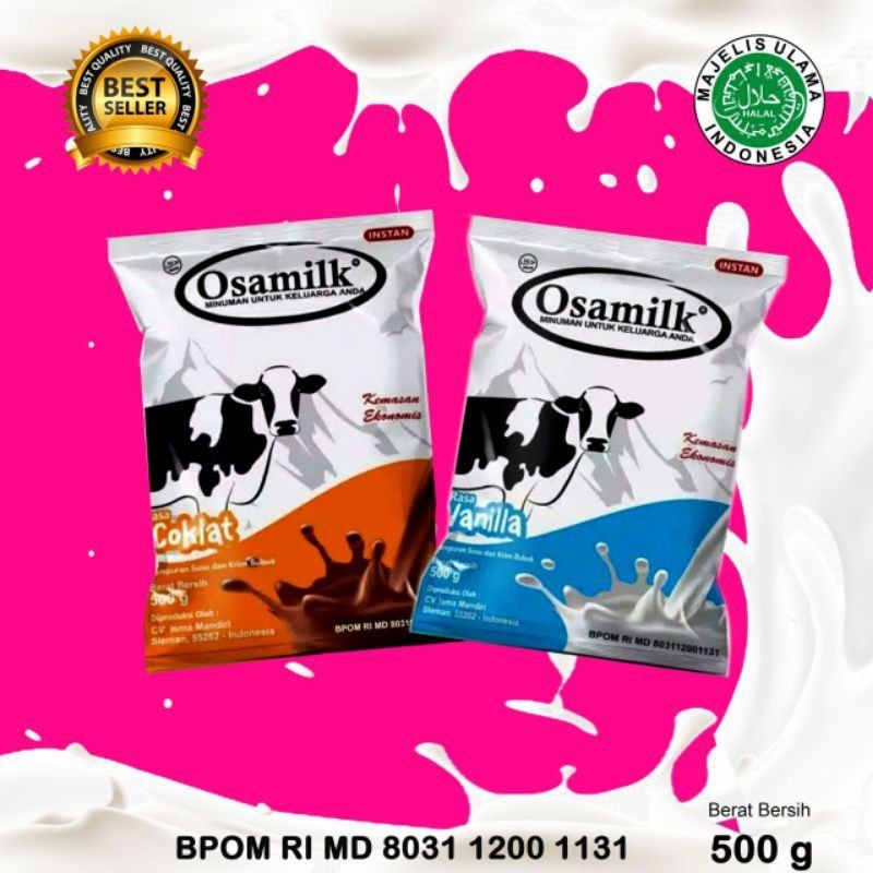 

SUSU OSAMILK 100% ORIGINAL BPOM - SUSU BUBUK PENGEMUK BADAN 500GR