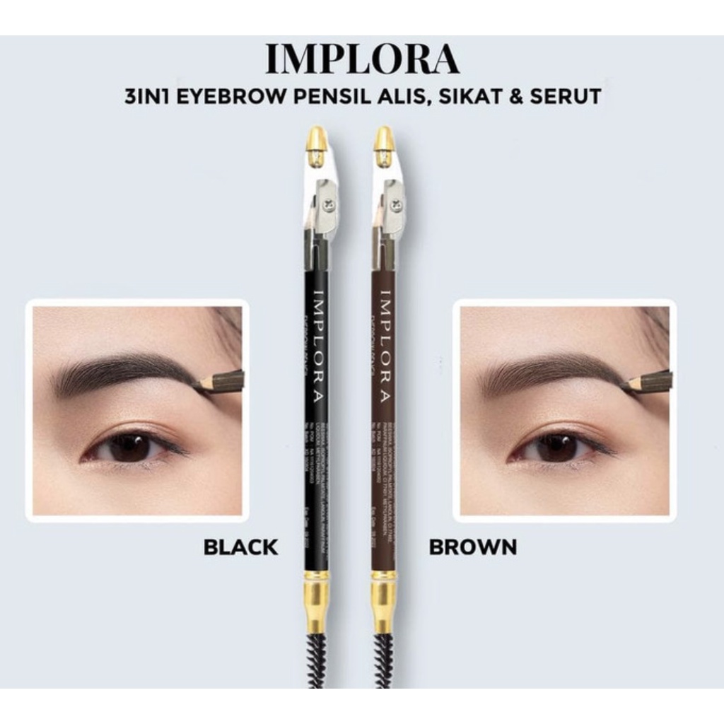 3in1 Pensil Alis Implora (b)
