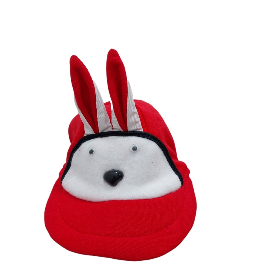 Topi Anak Karakter Kelinci Laki Perempuan Usia 1-3 Tahun Bahan Kaos Fleece Imut Lucu Kualitas Premium