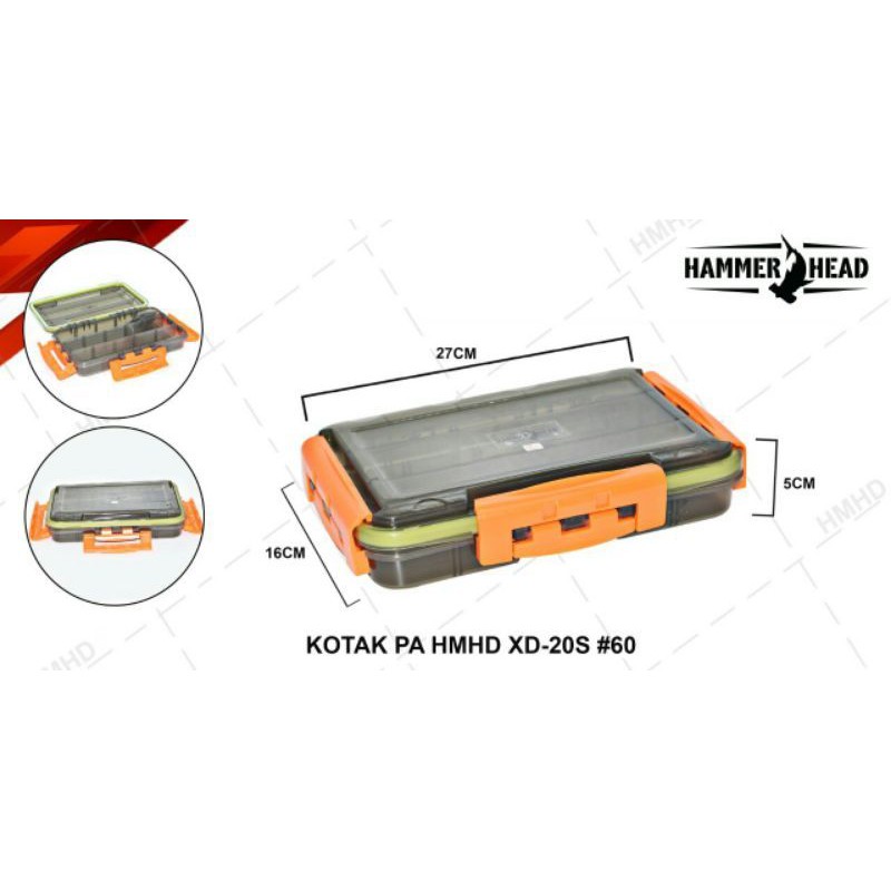 kotak umpan hammer head XD20S bok lure