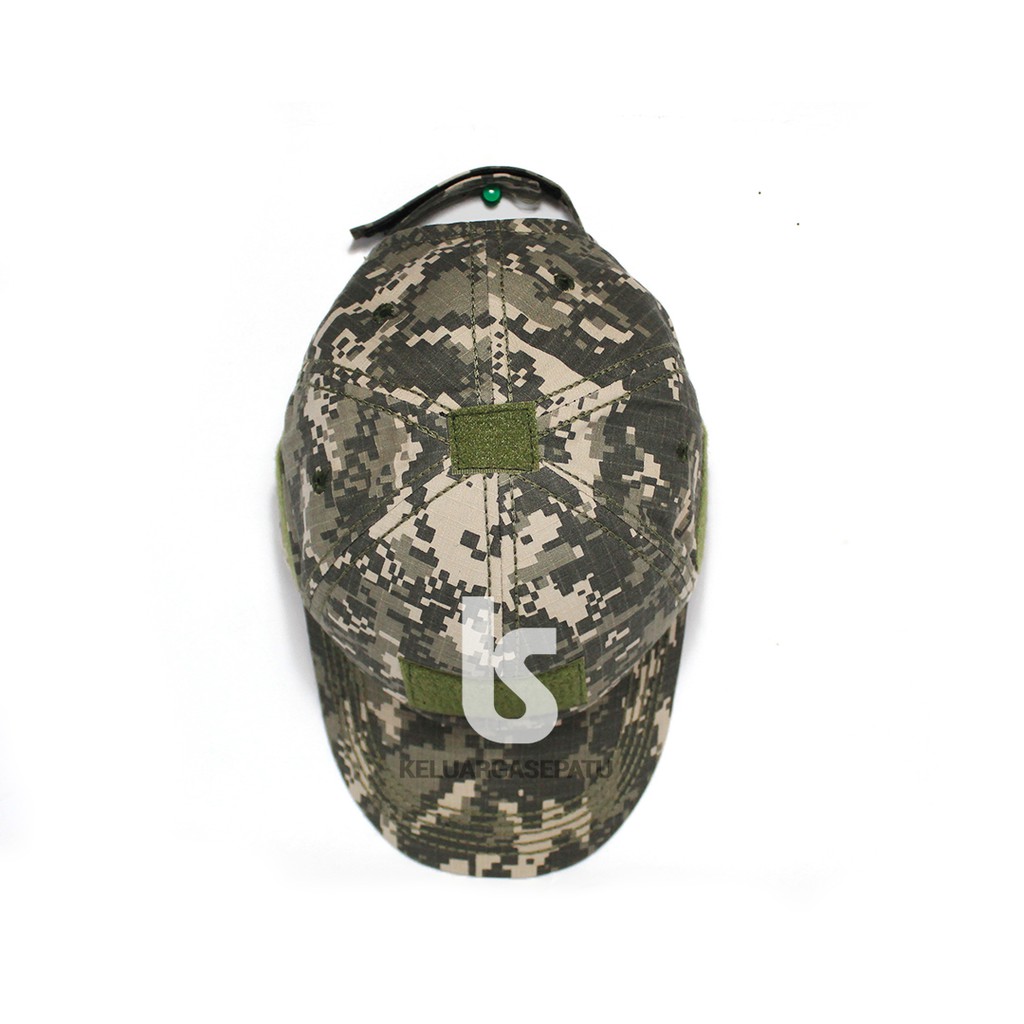 TOPI TACTICAL VELCRO PEREKAT RIPSTOP OUTDOOR LAPANGAN GUNUNG CAMPING ADVENTURE TICTAC PDL ADVENTURE