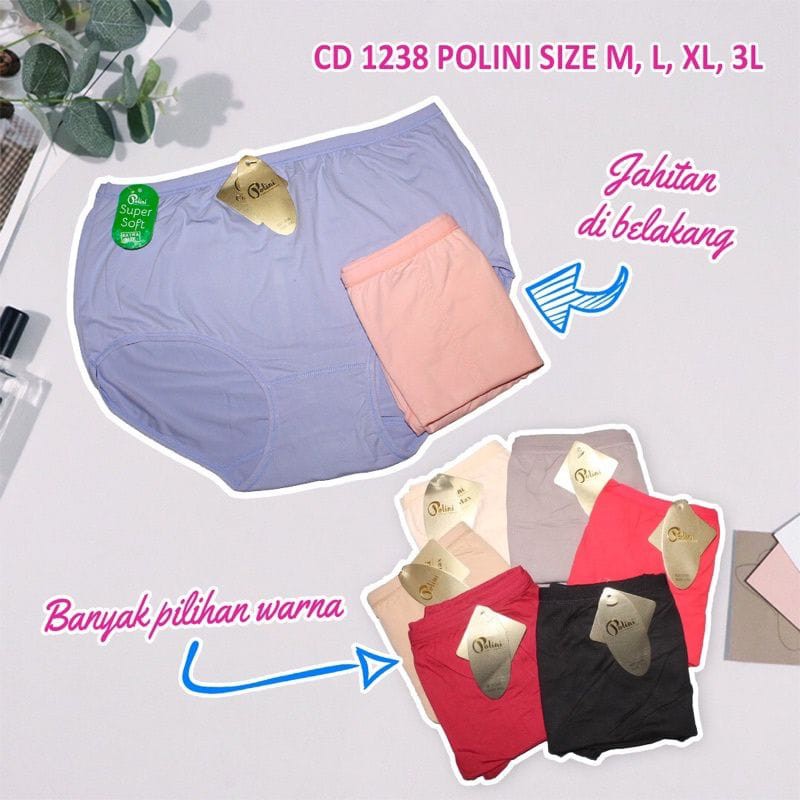 CELANA DALAM WANITA POLINI 1235 SUPER SOFT L - XXL