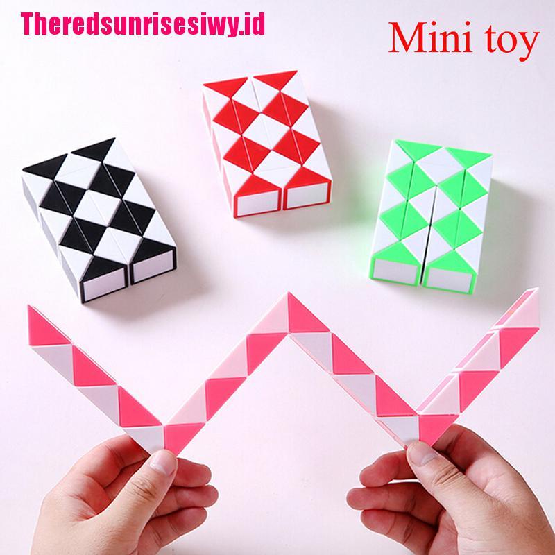 【Theredsunrisesiwy.id】1Pc educational toy hot puzzles 3d cool snake magic popular kids game