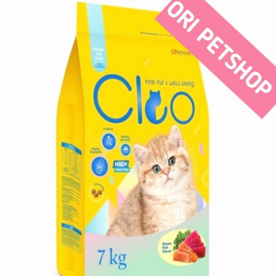 Makanan Kucing Cleo Kitten 7kg Cat Food - Ocean Fish