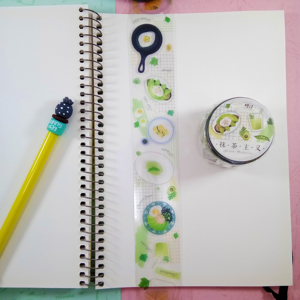 

Green Salad Transparent Washi Tape/ Masking Tape/ Selotip Motif