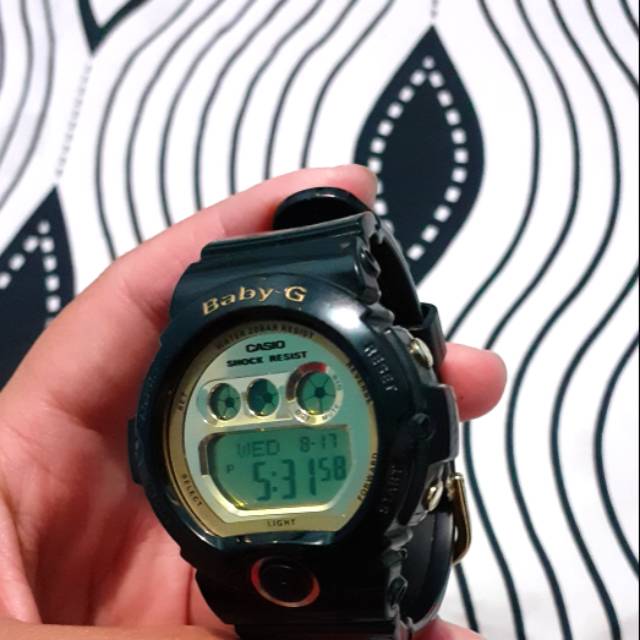 Casio Baby-G Digital Black Gold Watch BG-6901