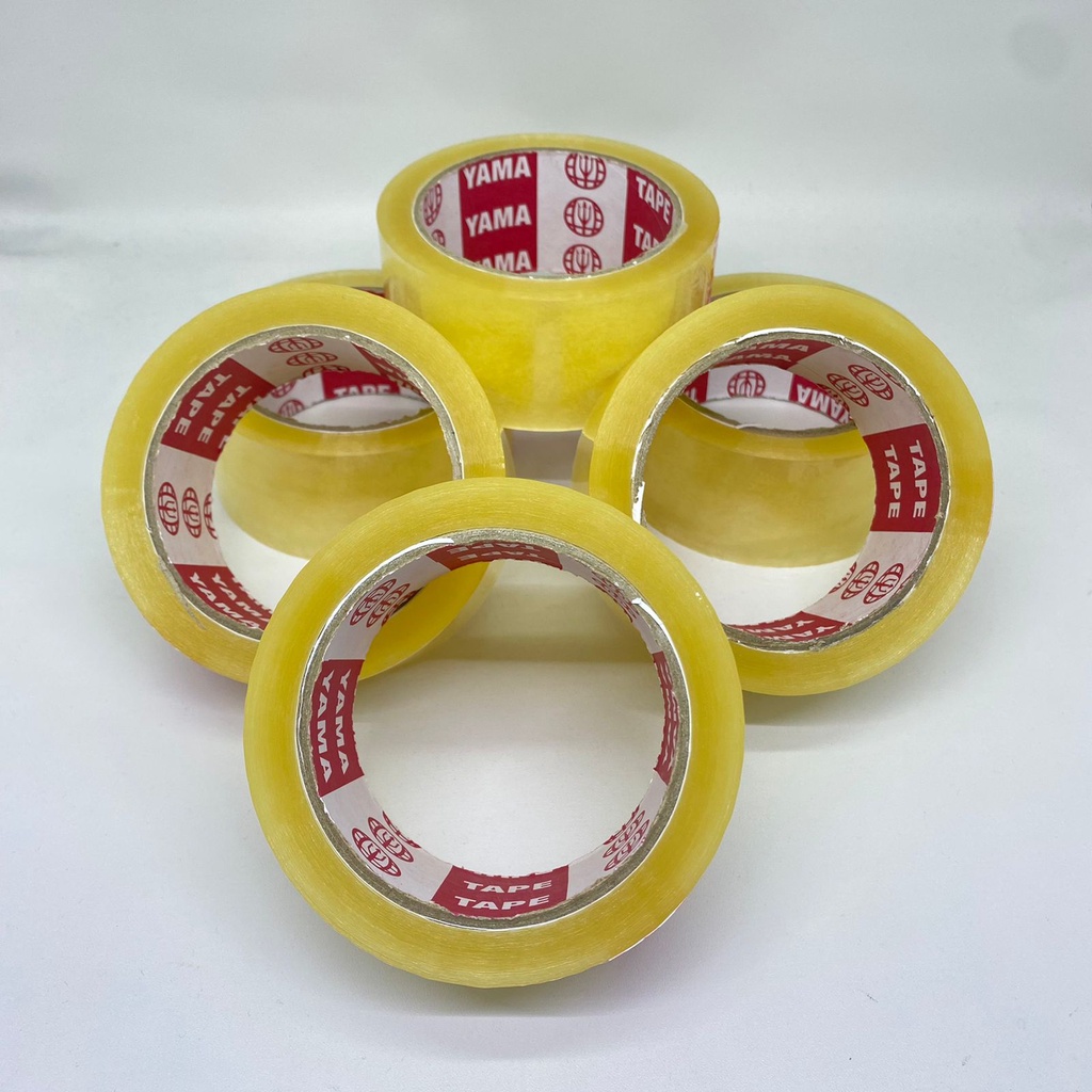 Lakban Bening Premium Yama Tape per roll ukuran 45mm × 90 yard