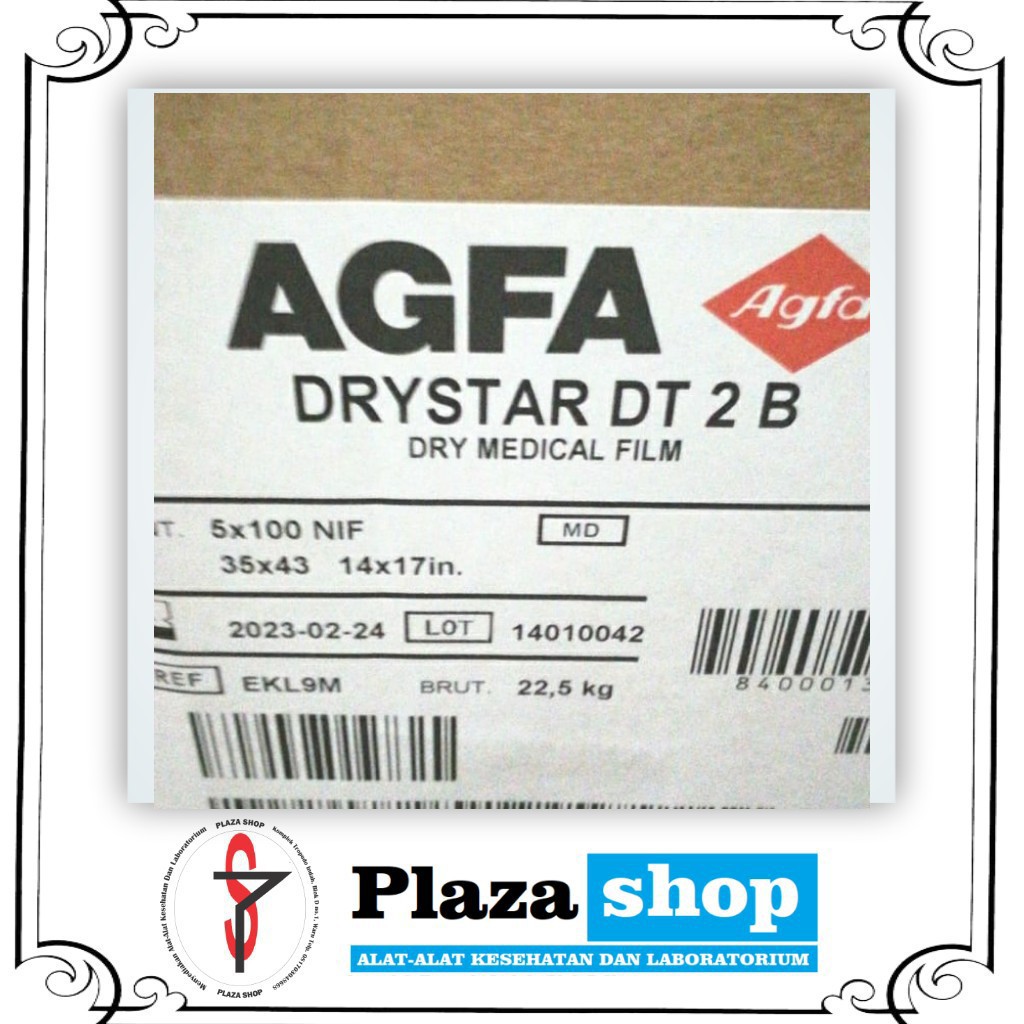 Film x ray DryStar DT2B agfa 14x17