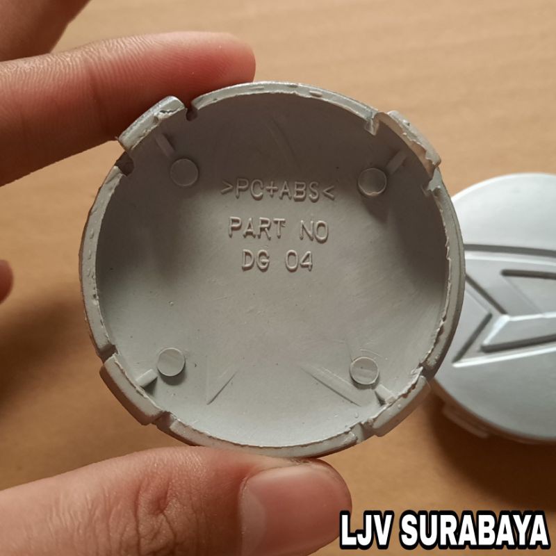 TUTUP DOP VELG DAIHATSU XENIA TERIOS LUXIO WHEEL DOP SILVER