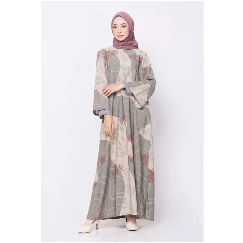 Luny Cream Gamis Wanita