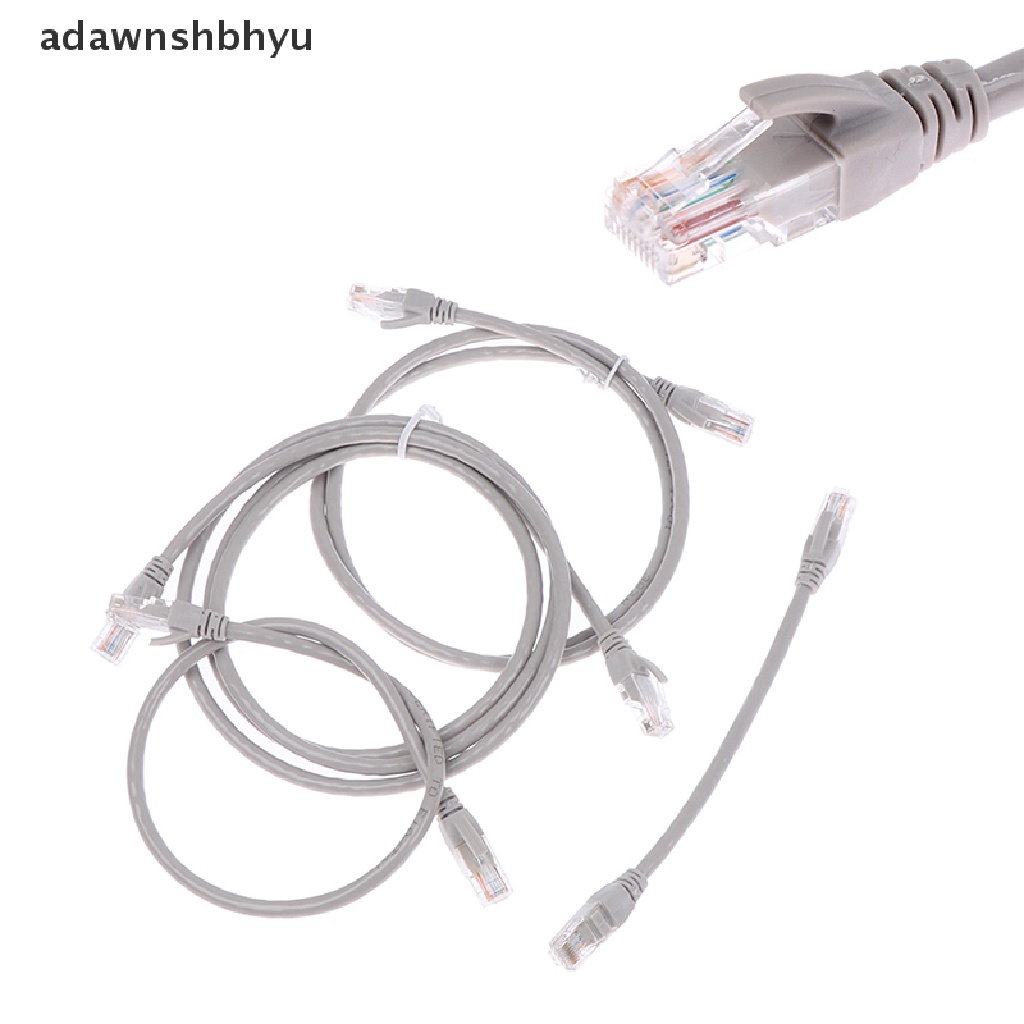 Kabel Jaringan Eterna adawnshbhyu CAT6E Male to Male RJ45 Patch LAN Kabel Pendek 0.2m-1.5m